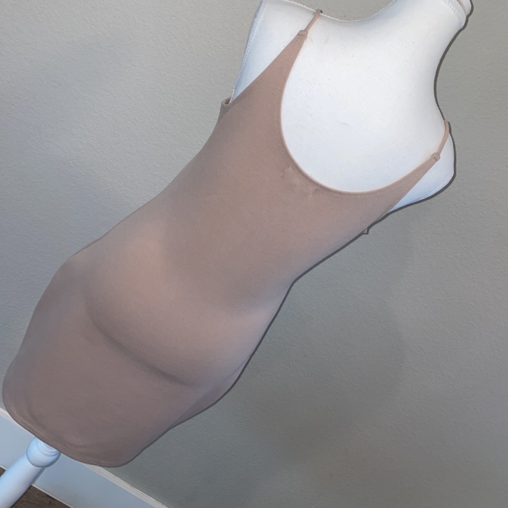 Mini Body-con Dress Color Tan Size L - Picture 7 of 12